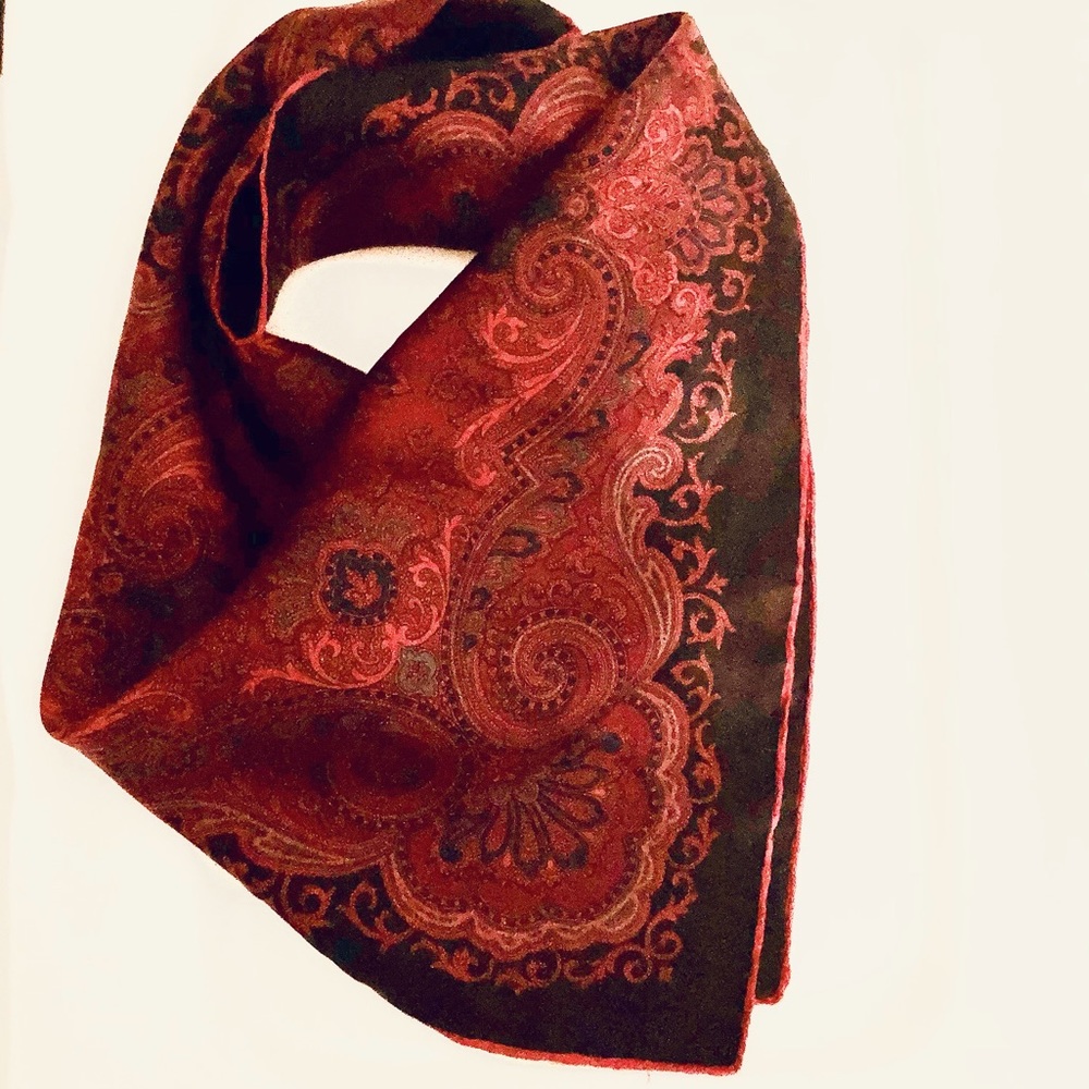 Damon Silk Scarf Vintage